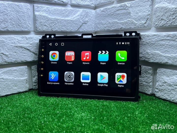 Штатная магнитола Toyota Land Cruiser Prado 120