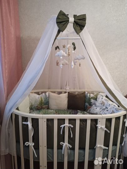 Бортики в детскую кроватку