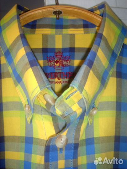 Хлопковая мужская рубашка