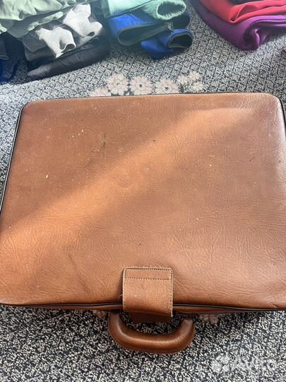 Чемодан СССР ретро кожаный