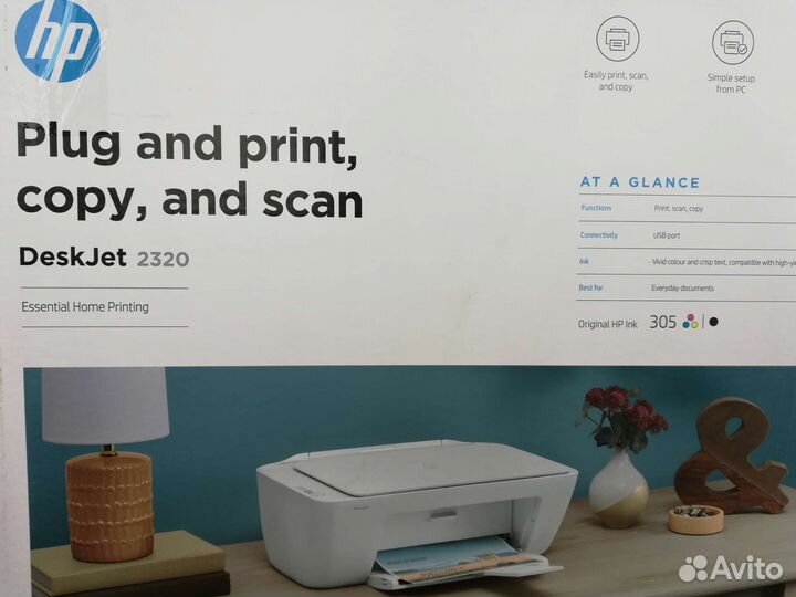 Принтер hp deskjet 2320 (мфу струйное)