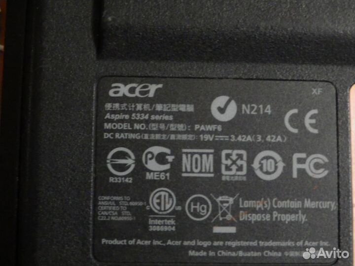 Acer Aspire 5334