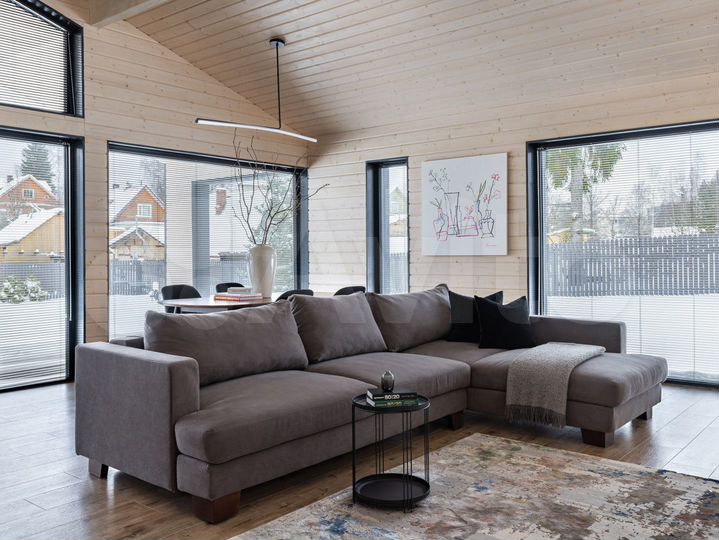 Коттедж 130 м² на участке 12 сот.