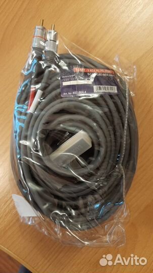 Кабель scart-5 RCA plug luxmann 3m