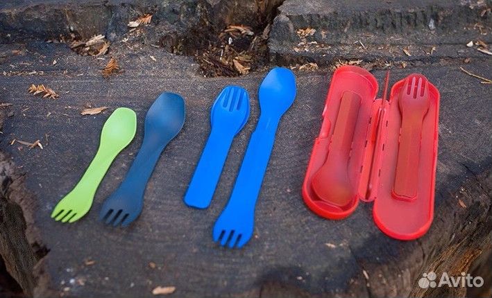 Столовые приборы humangear Quattro Utensils Set