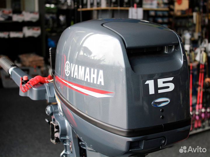 Лодочный мотор Yamaha 15fmhs витринный