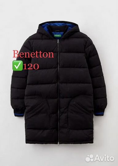 Benetton 120 (116/122) Пуховик/Куртка зимний новый