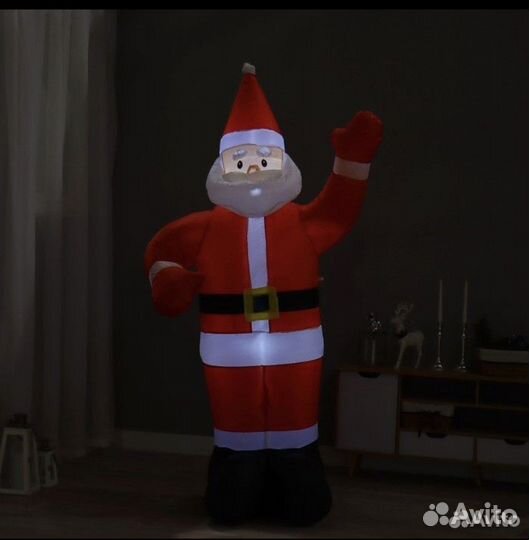 Надувной Дед Мороз 190см
