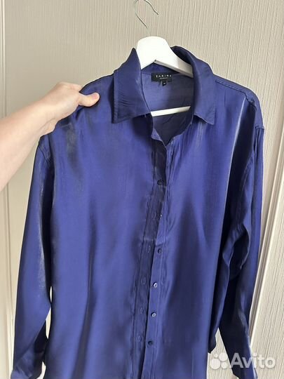 Блуза синего цвета