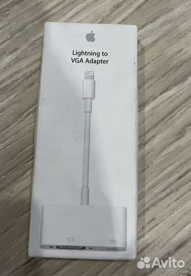 Адаптер Lightning -vga Apple оригинал, otg переход