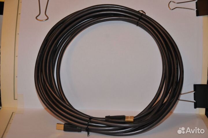 Кабель QED USB A - USB B 5 метров