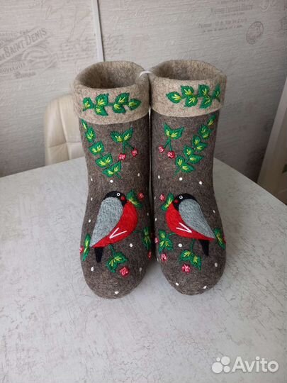 Валенки с узором