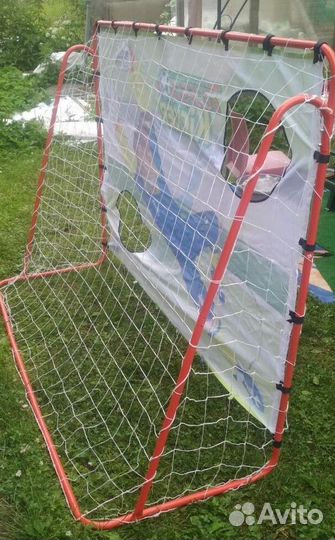 Футбольные ворота детские с экраном