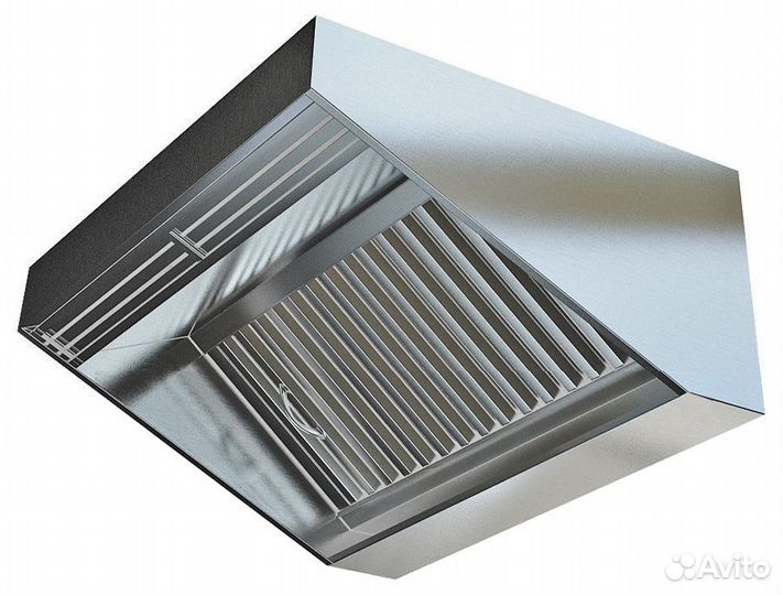 Зонт вытяжной с жироуловителем