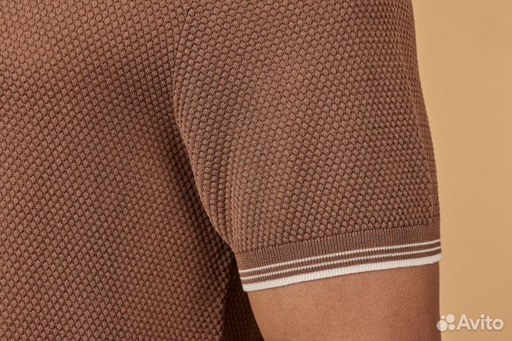 Поло Brunello Cucinelli с коротким рукавом премиум