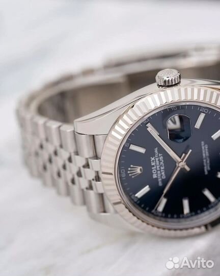 Часы rolex datejust 41mm синие