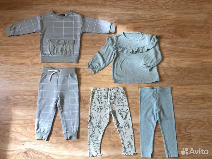 Одежда пакетом на девочку 86