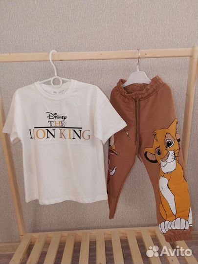 Костюм летний Zara Lion King Симба 110,116,122,134