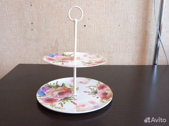 Ваза для фруктов двухярусная 