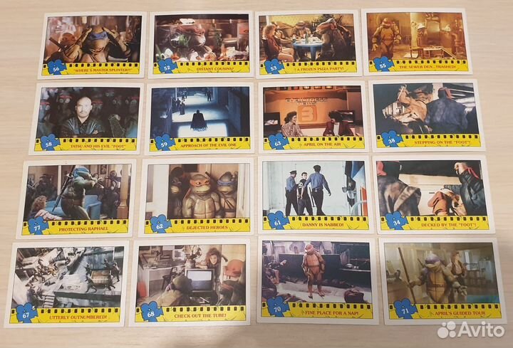 Черепашки ниндзя карточки