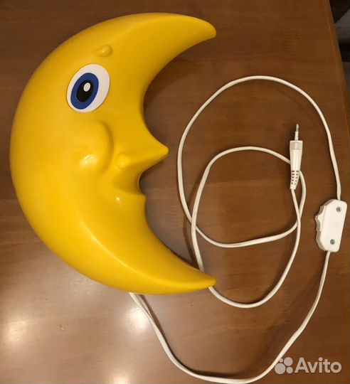 Светильник ночник Месяц детский