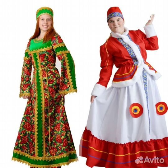 Костюм народный, русский народный сарафан