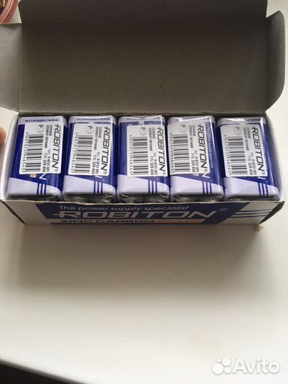 Батарейки крона 9V
