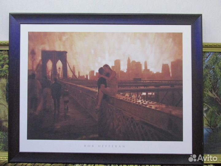 Картина влюбленные