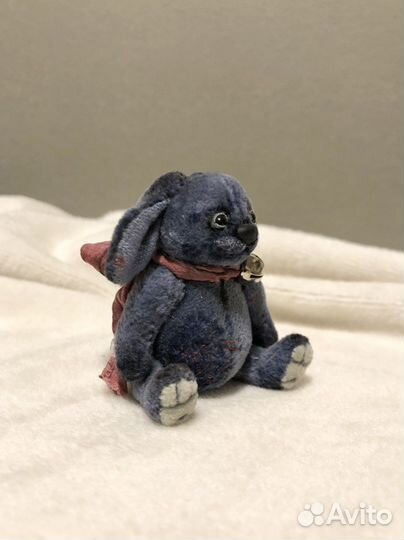 Зайчик тедди Тиша ручная работа