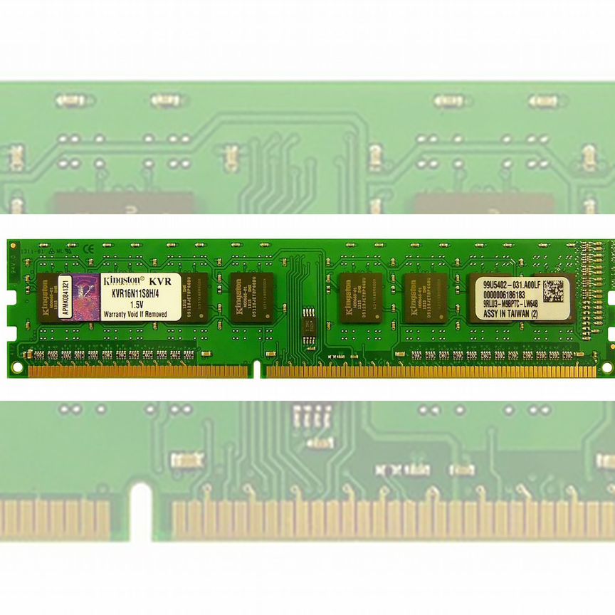 [KVR16N11S8H/4] Оперативная Память Kingston Ddr3 4 Kvr16n11s8h/4