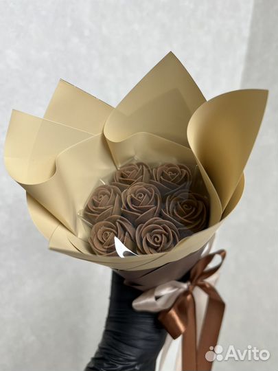 Съедобный букет/Шоколадный букет/Розы из шоколада