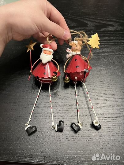 Елочные игрушки Zara home, металл