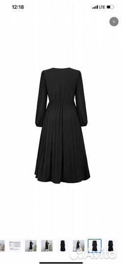 Вечернее летнее черное платье