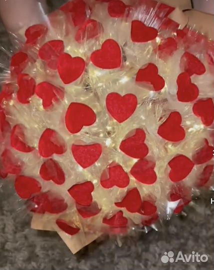 Светящийся букет из бабочек