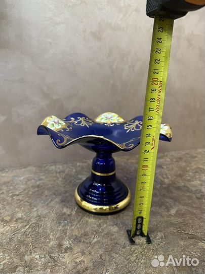 Ваза для фруктов богемия