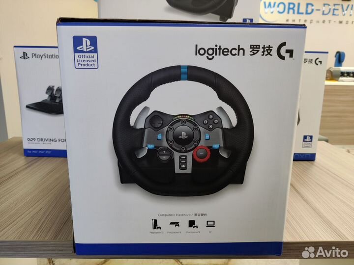 Новый игровой руль Logitech G29 (PS/PC). Гарантия