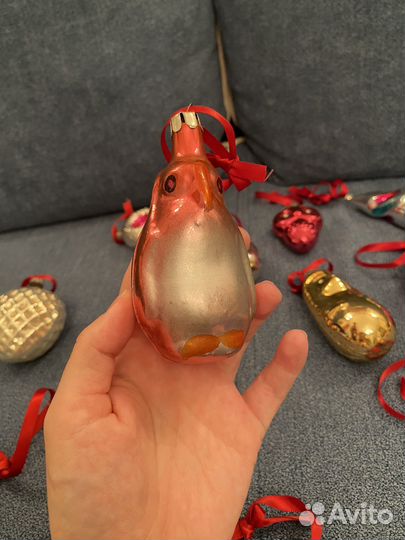 Елочные игрушки СССР набор стекло