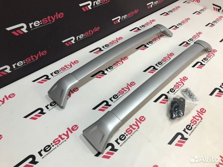 Рейлинги поперечные Mazda CX-5 с17г Серебро D2054