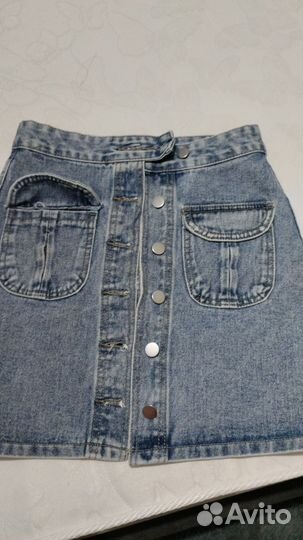 Юбка джинсовая
