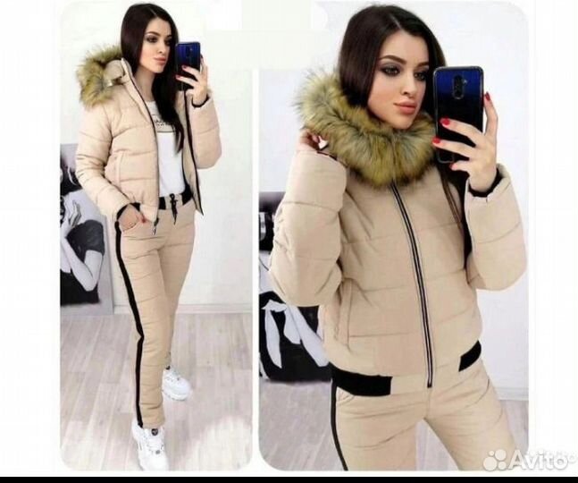 Спортивный костюм женский тройка Size 46-56