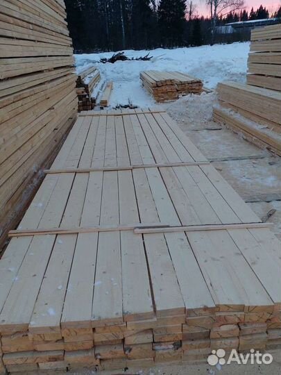 Доска обрезная сосна