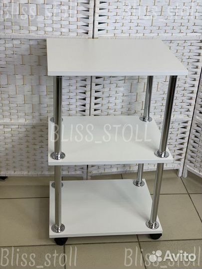 Этажерка на колесиках. Тележка косметологическая