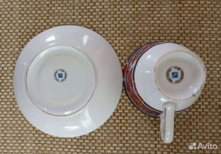 Чайная, кофейная пара, фарфор