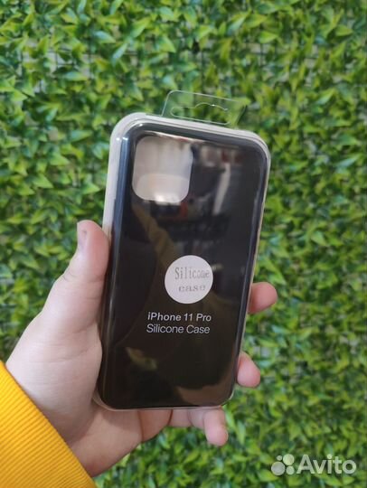 Чехол Silicone Case iPhone 11 Pro (Blackk)