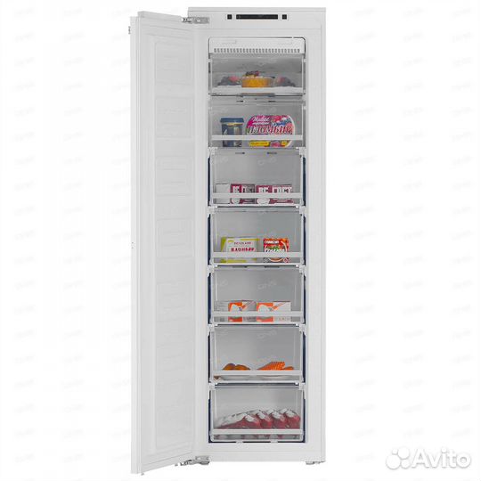 Встраиваемый морозильный шкаф maunfeld mbfr177NFW