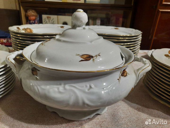 Столовый сервиз Польша 60-е гг, 79 предметов