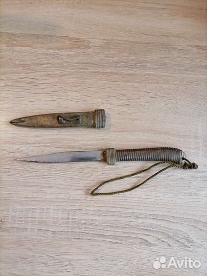 Нож ручной работы финка