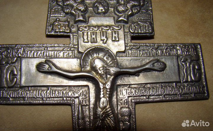 Киотный крест староверческий Гуслицы 19 век