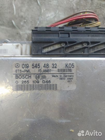 Блок управления двигателем на mercedes