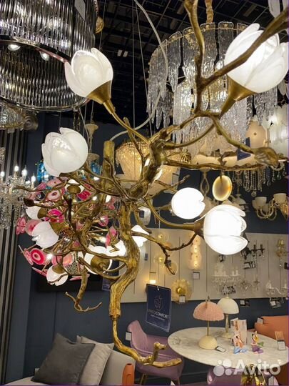 Люстра в необычным дизайном